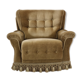 Fauteuil vintage danoise avec rembourrage années 1970