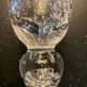 Lot de 6 flûtes en verre bullé