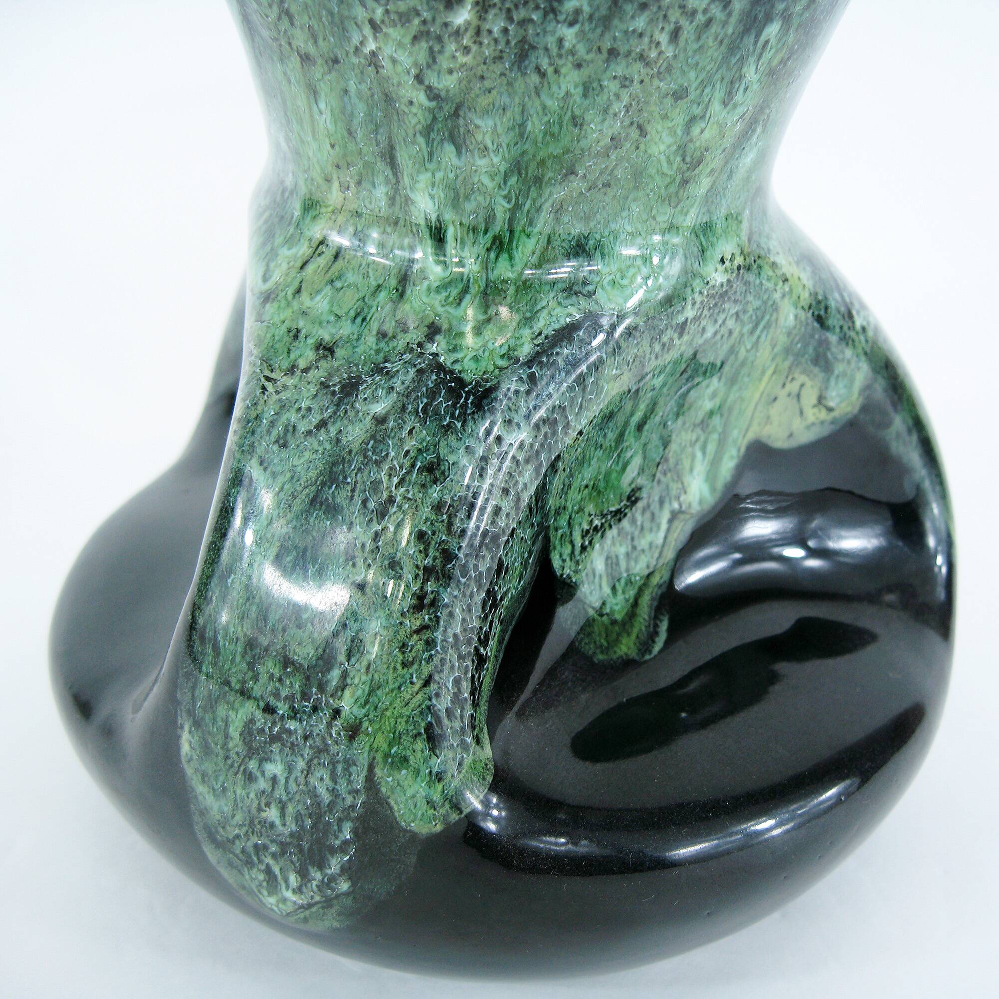 Gaubier ceramic vase Saint-Amand-en-Puisaye - vintage 1950s