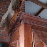 Armoire ancienne mi-XIXème siècle en pitchpin