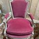 Paire de fauteuils et bergère et style Louis XVI