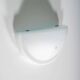 Space Age glass wall lamp by Peil & Putzler, minimalist.