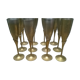12 champagne flutes