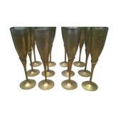 12 champagne flutes