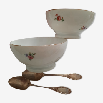 Old Limoges porcelain bowls