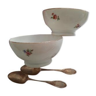 Old Limoges porcelain bowls