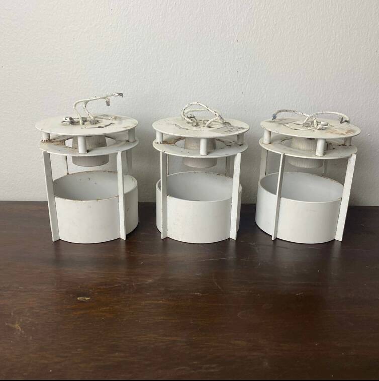 3 Louis Poulsen Vilhelm Wohlert ceiling lights
