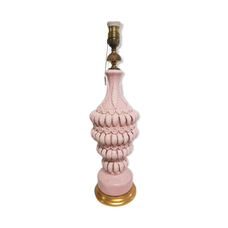 Pied de lampe vintage en céramique