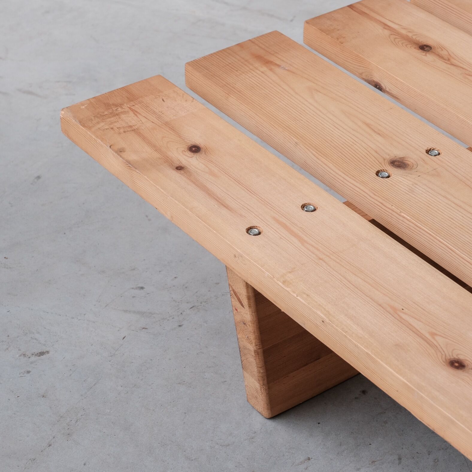 Danish Mid-Century Slatted Pine Day Bed (2 available)