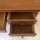 Bureau style Directoire 5 tiroirs et tablettes latérales
