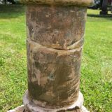 Holy water font on stone column (17th century)