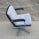 Office chair in wool and leather