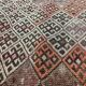 Vintage turkish kilim runner, 63 x 54 cm