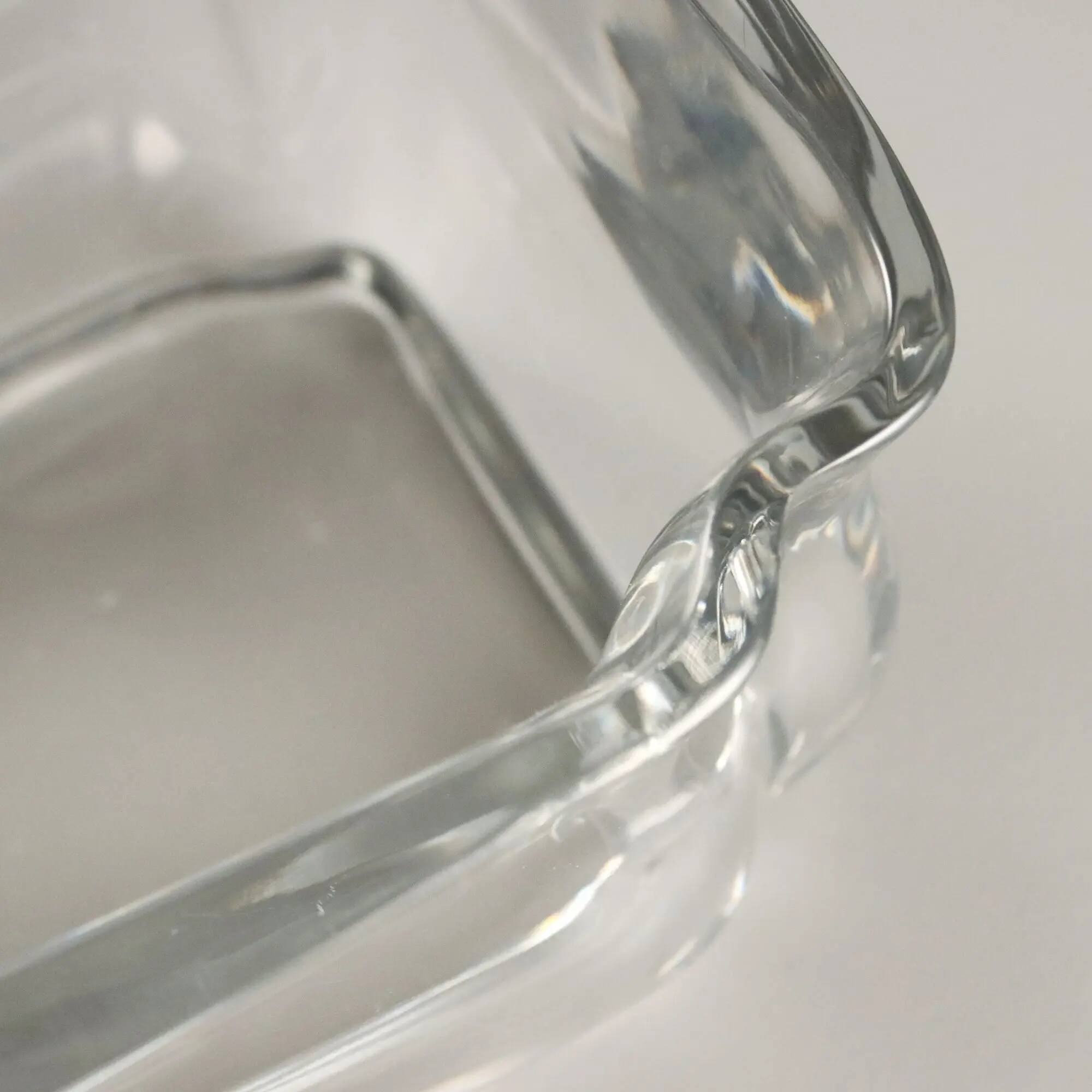 Centre de table vintage en cristal Baccarat France 1980s-1990s