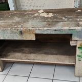 Vintage wooden workbench