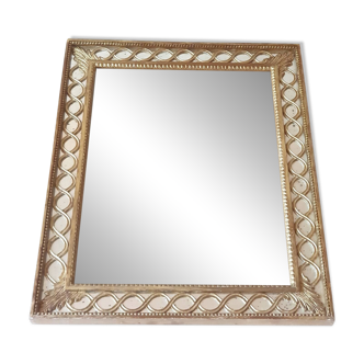 Miroir doré Maison Roche XXe 1960