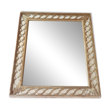 Miroir doré Maison Roche XXe 1960