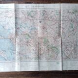 La Rochelle. Old map by the army geographic service 1941