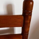 Paire de chaises bois