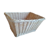 Panier en osier tressé