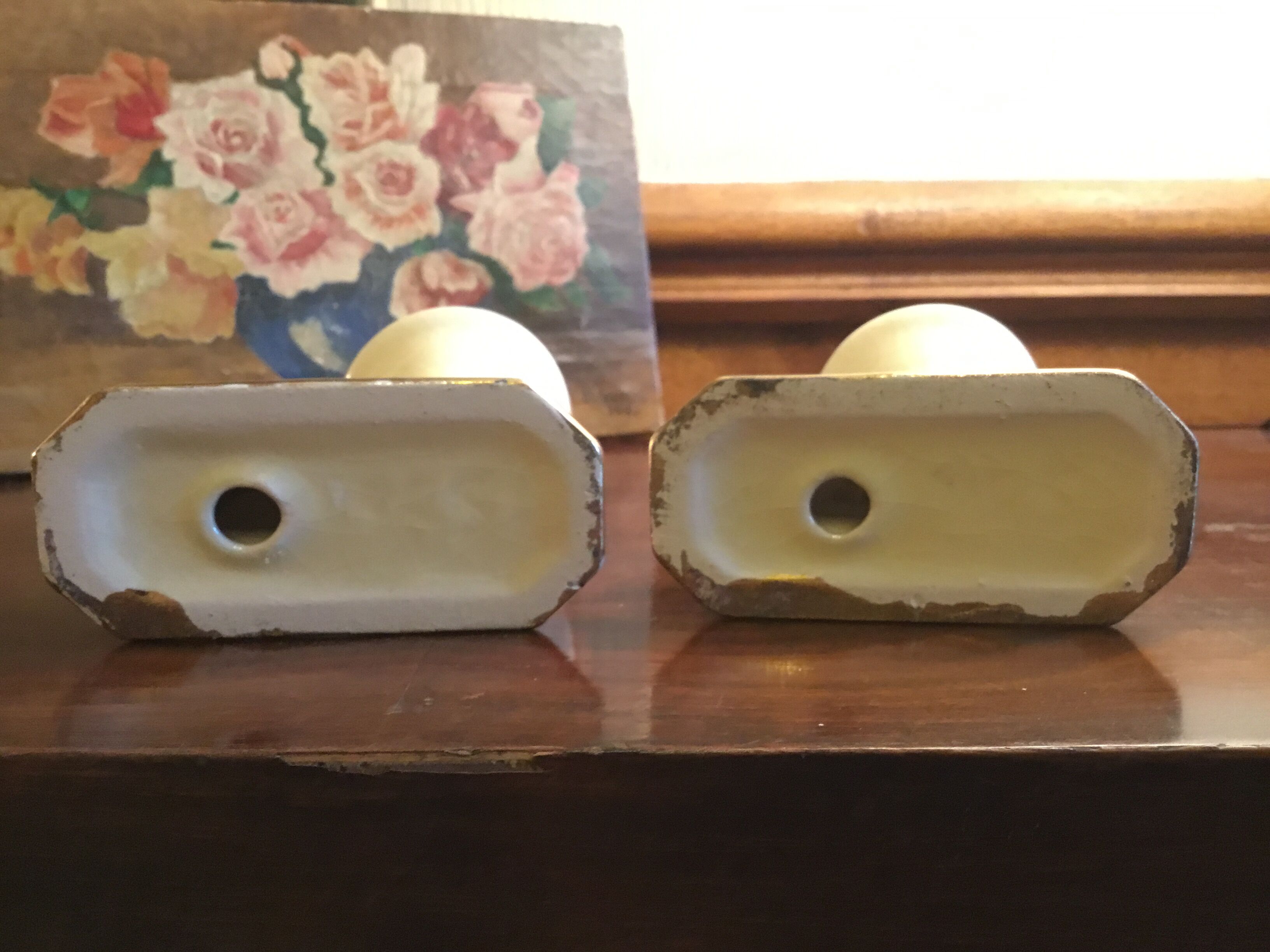 Art Deco candlesticks