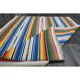 Tapis vintage turc Oushak fait à la main en laine et coton, années 1970