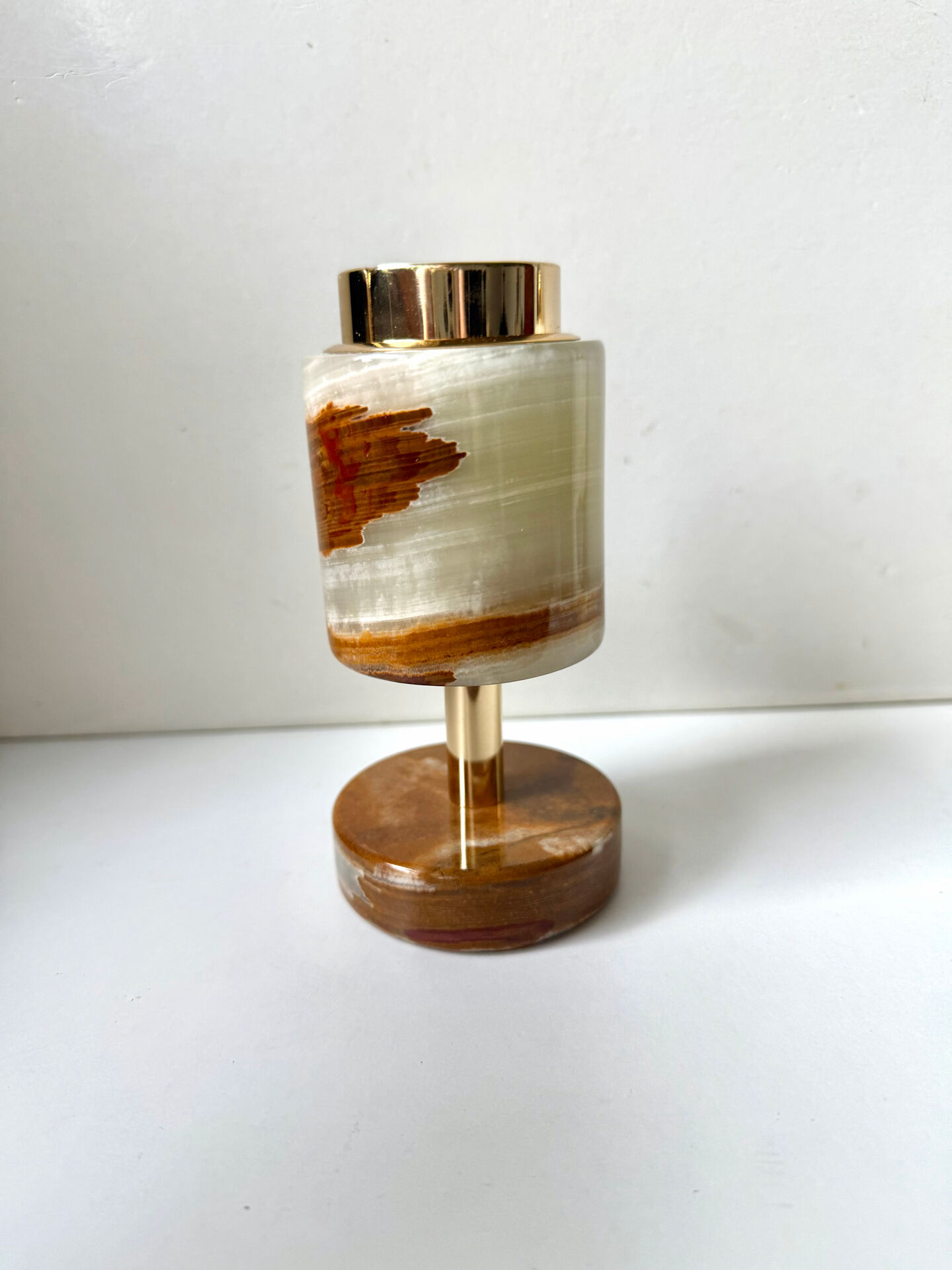 Vintage SAROME Japan Marble Onyx Table Lighter