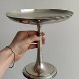 Antique silver-plated metal cup