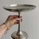 Antique silver-plated metal cup