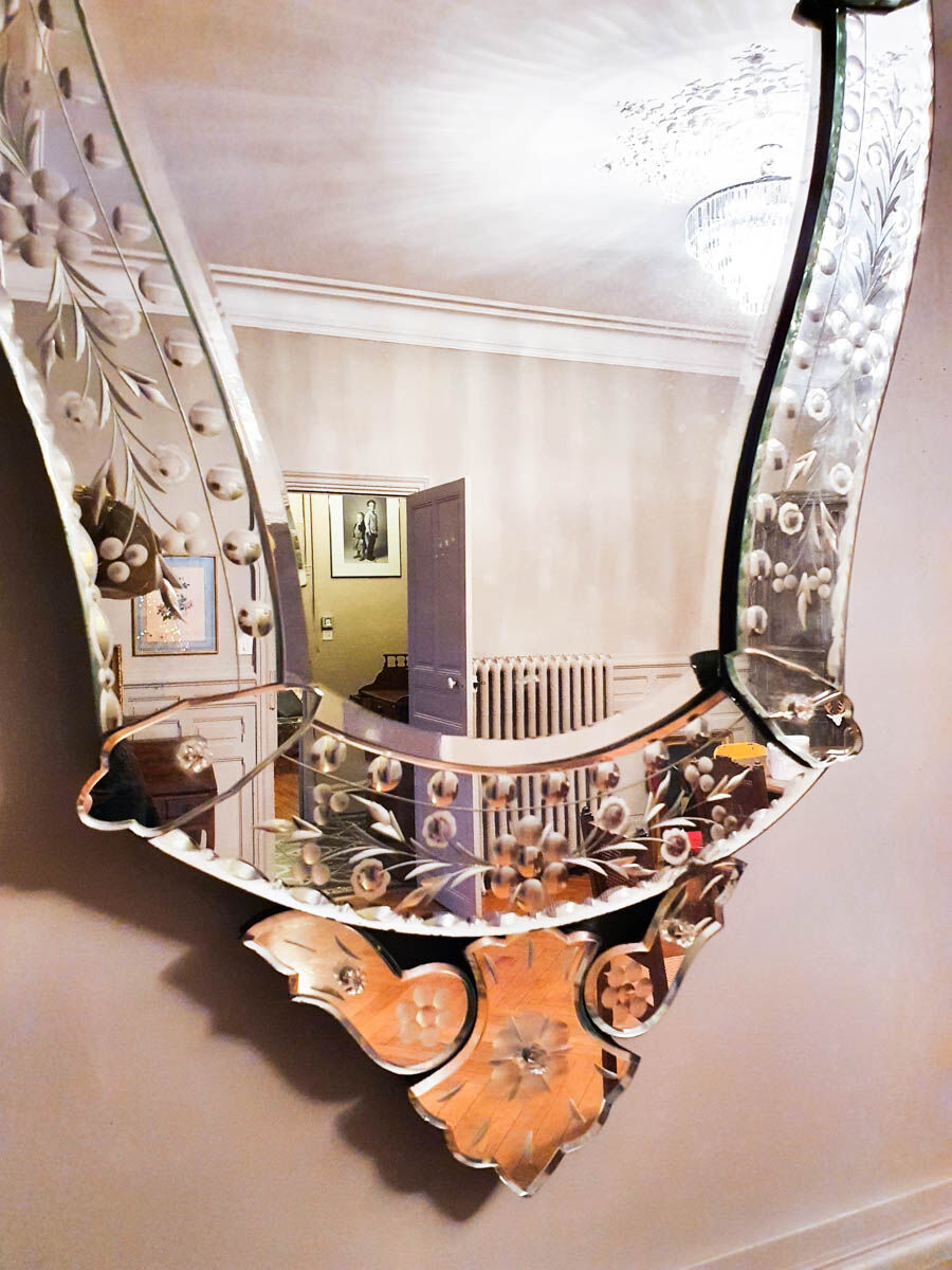 Ancient Venetian mirror 61x110cm