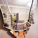 Ancient Venetian mirror 61x110cm