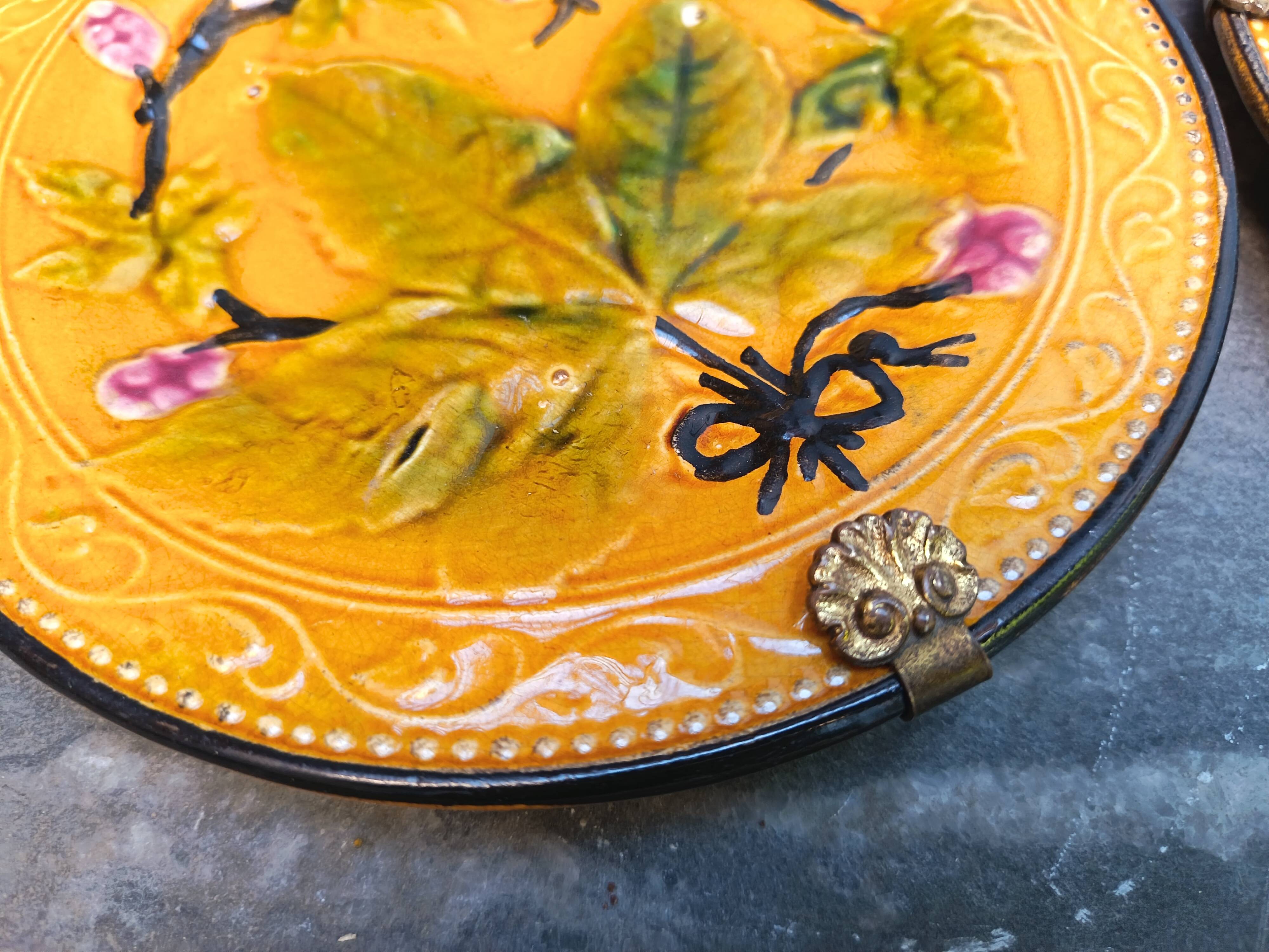 Antique slipware plates