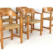 Ensemble de 5 chaises Rainer Daumiller pour Hirtshals Savværk.
