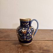Pichet Milk Jug Creamer Earthenware Gien Renaissance Model Angel Cherub Putti
