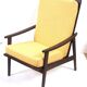 Reupholstered armchair