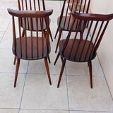 4 scandinavian ercol goldsimith chairs from the 60s