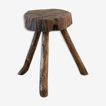 Tripod wooden stool