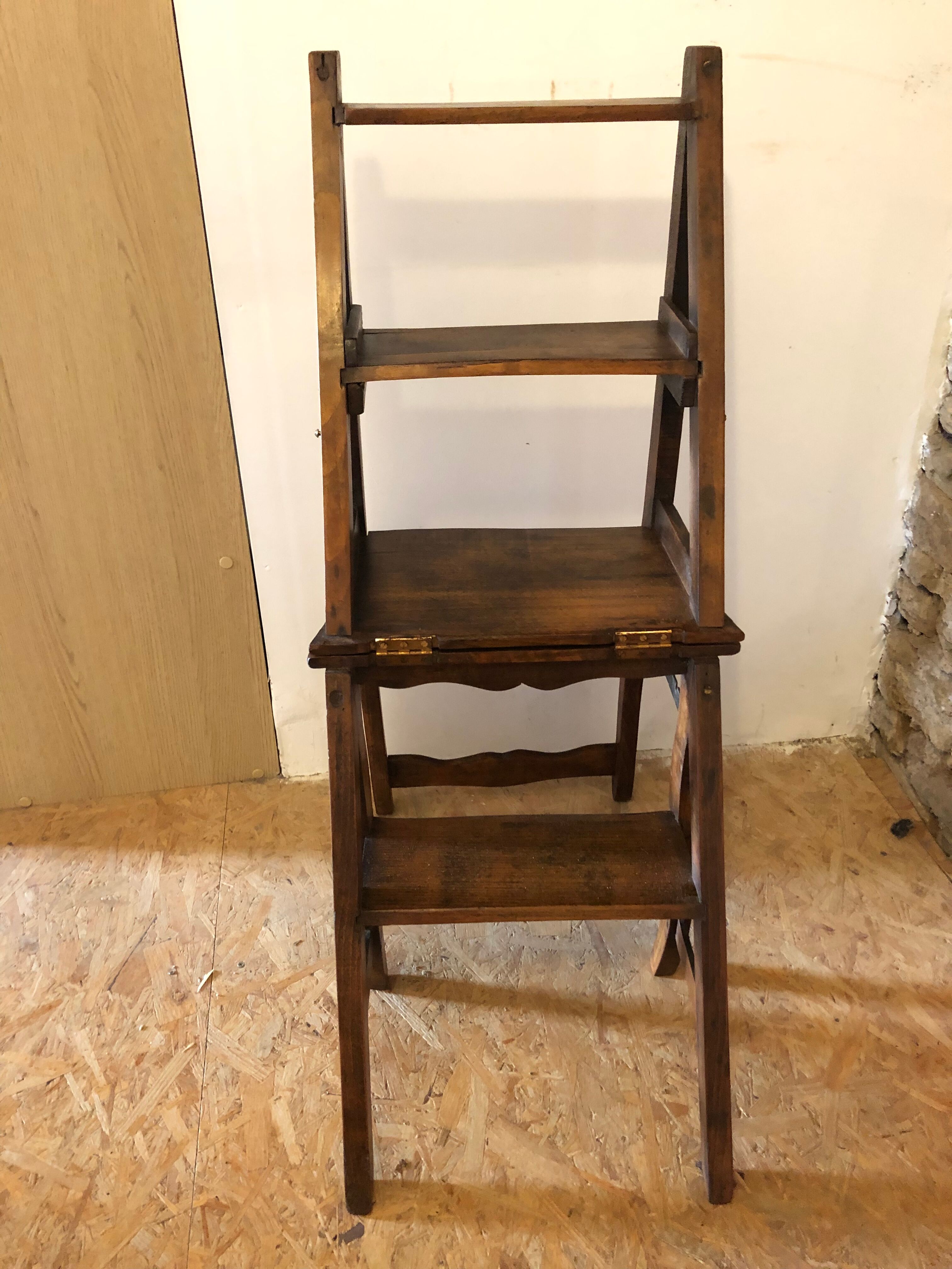 Bookcase chair/stepladder