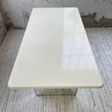 80s lacquered desk and mirror