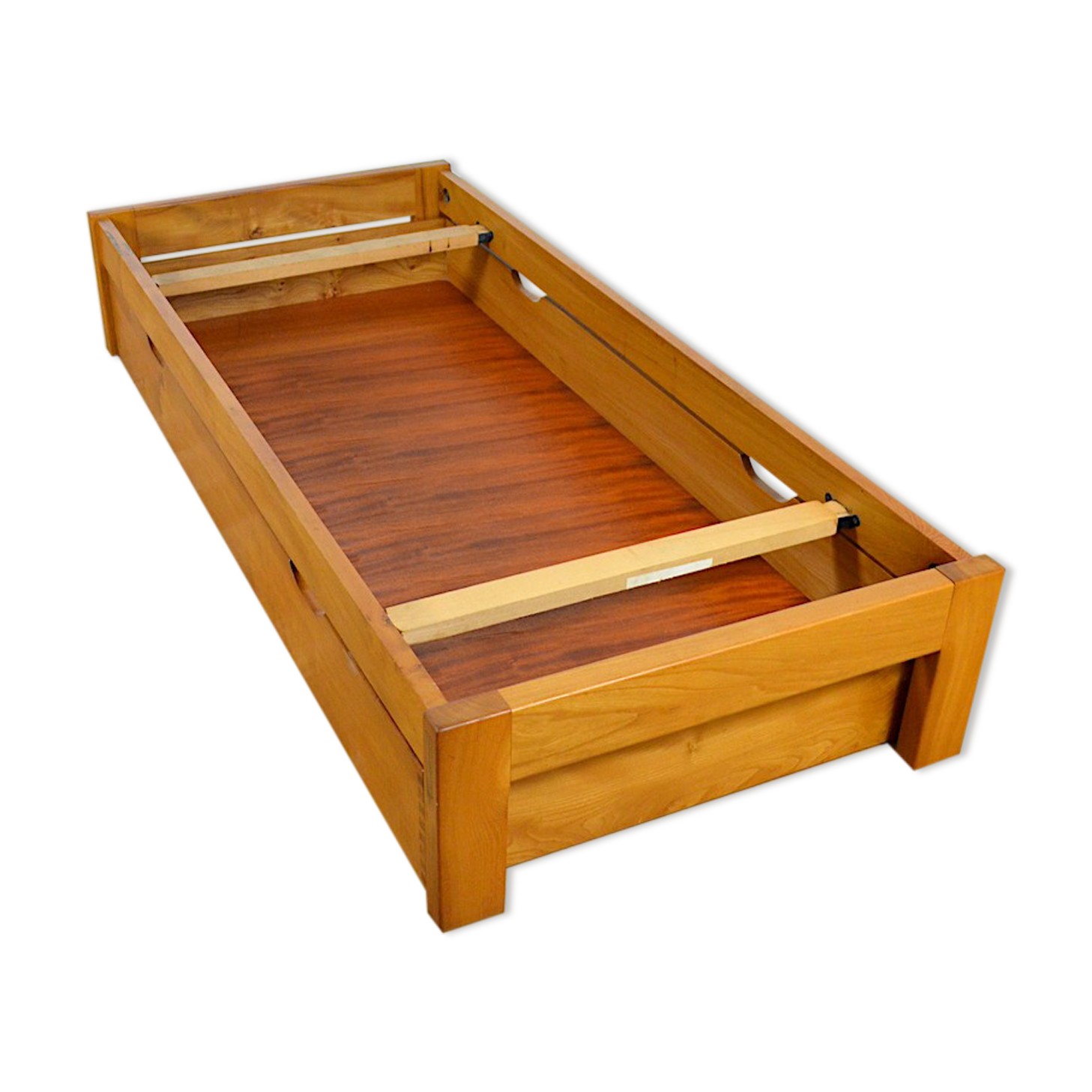Pierre Chapo bed in elm 1970-1980