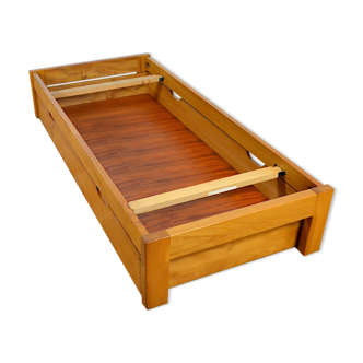 Pierre Chapo bed in elm 1970-1980