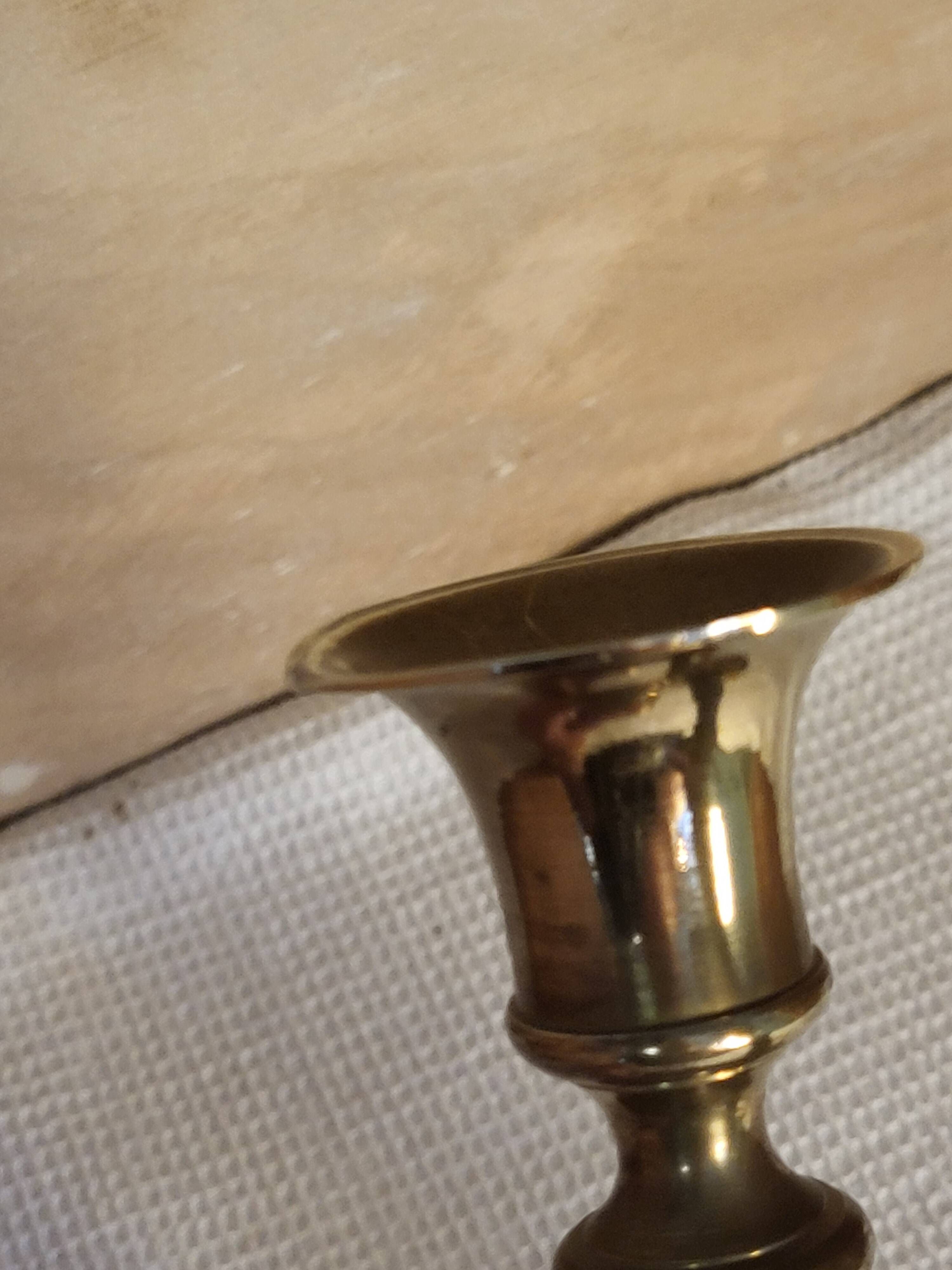 Bougeoirs bois métal