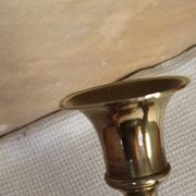 Wooden metal candle holders