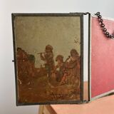 19th century triptych barber mirror