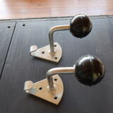 Duo of vintage patères