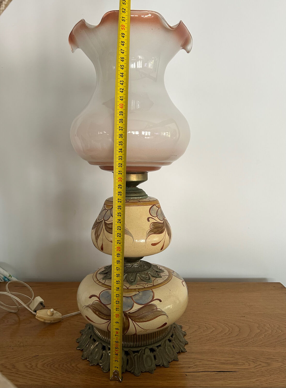 Lampe en céramique vintage