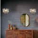 Murano Glass Polygon Sconces Set of 2