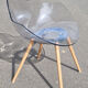 Suite of 6 chairs, wooden cookie legs, design Studio Zetass, Infiniti