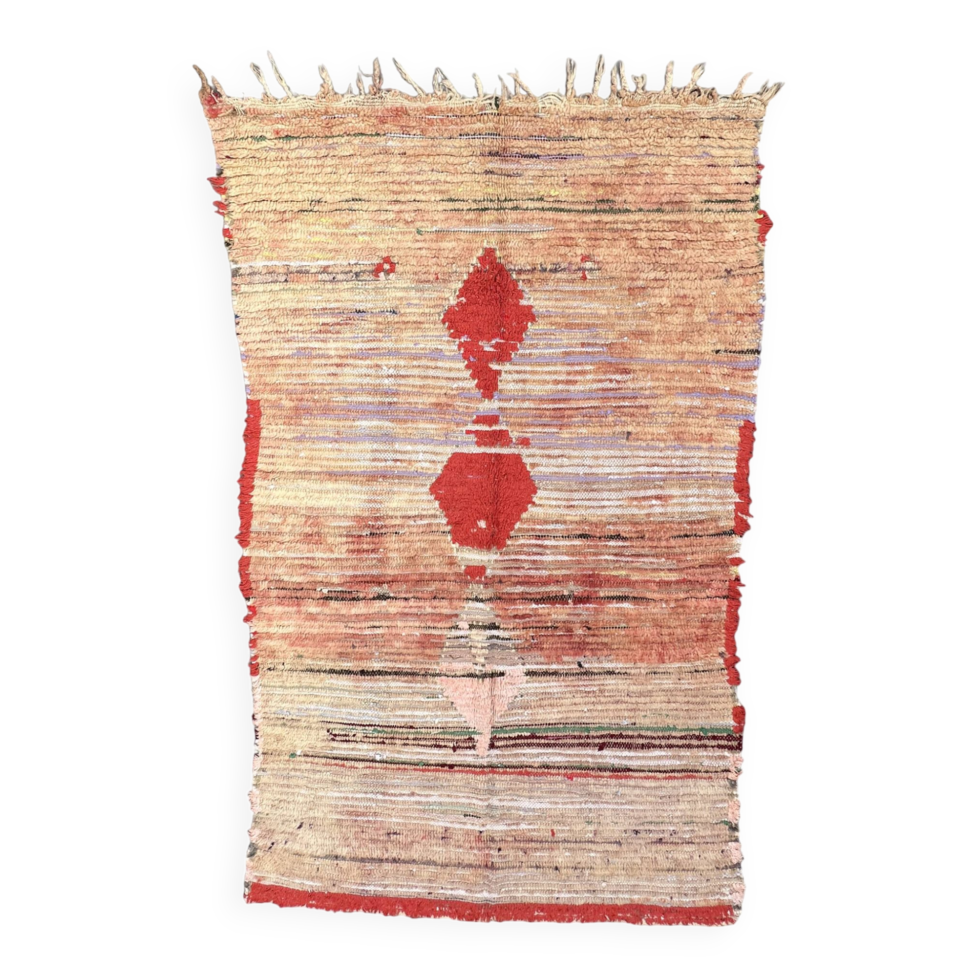 Boujad beige Moroccan rug - 135 x 234 cm