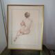 Female nude signed Albert Genta